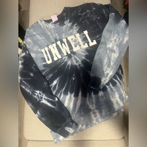 Unwell Tie Dye Crewneck (Black)